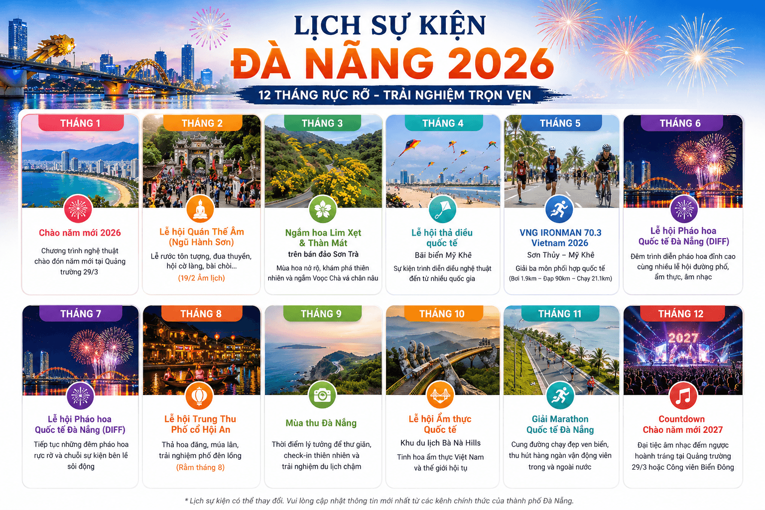 Tổng Hợp Lịch Sự Kiện & Lễ Hội Đà Nẵng 2026