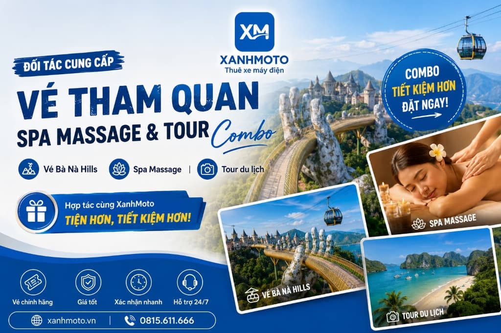 Đối tác Cung Cấp Vé Tham Quan, Spa Massage & Tour Combo