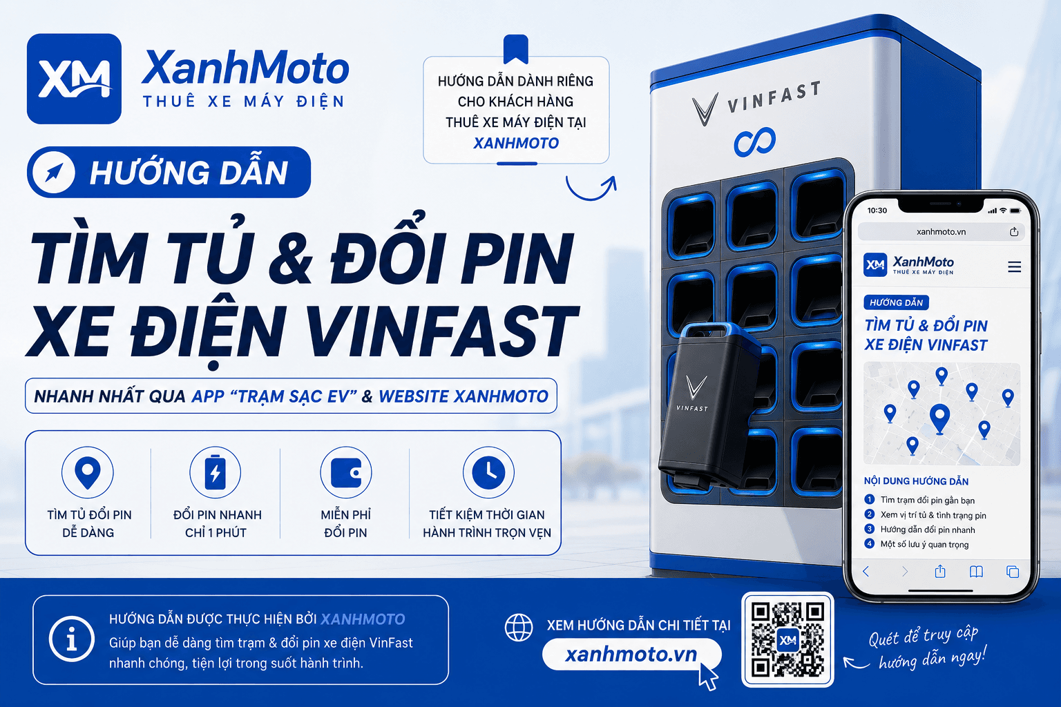 3 Steps to Find the Nearest VinFast Battery Swap Cabinet Using the Trạm Sạc EV App